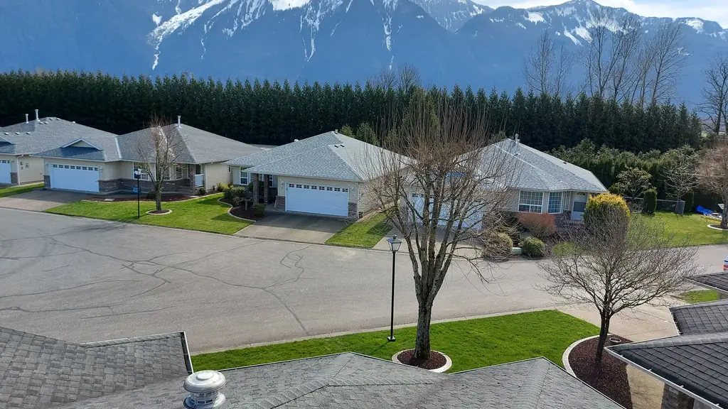 A wide view over a suburban neighbourhood showing many rooftops of different styles and ages. Fraser Roofing