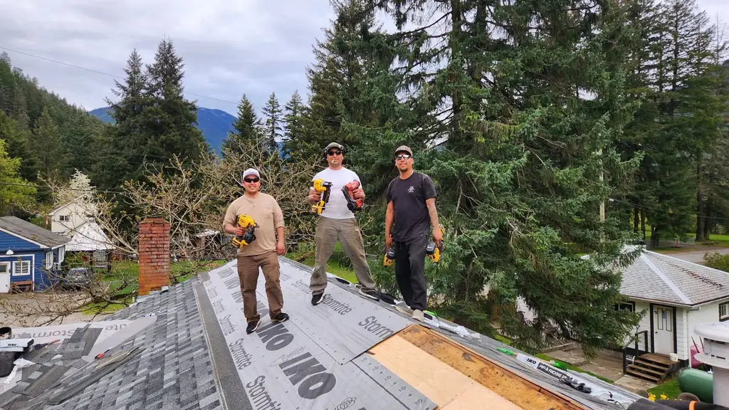 Kory, Johnny and Dominic Peters, brothers born and raised in the Lower Mainland, BC. Fraser Roofing